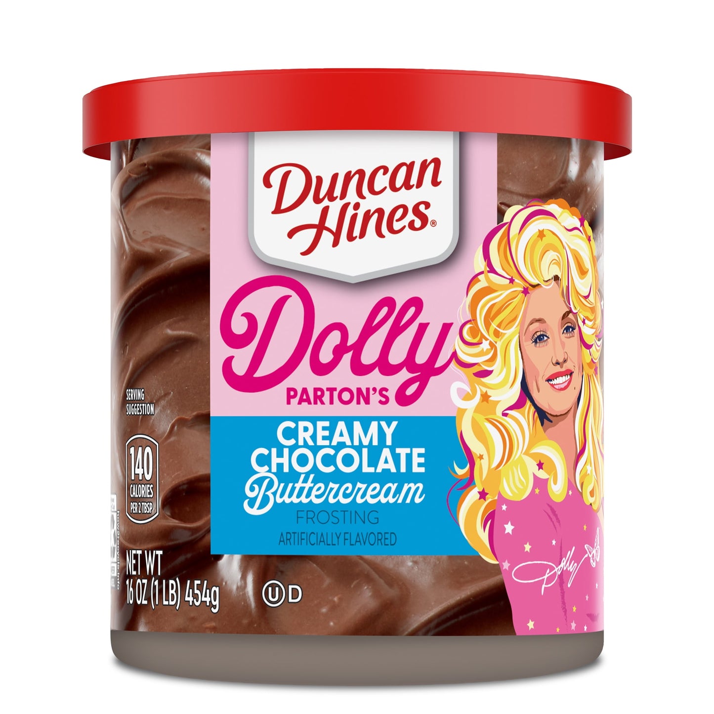 Duncan Hines Chocolate Buttercream Creamy Home-Style Frosting, 16 Oz