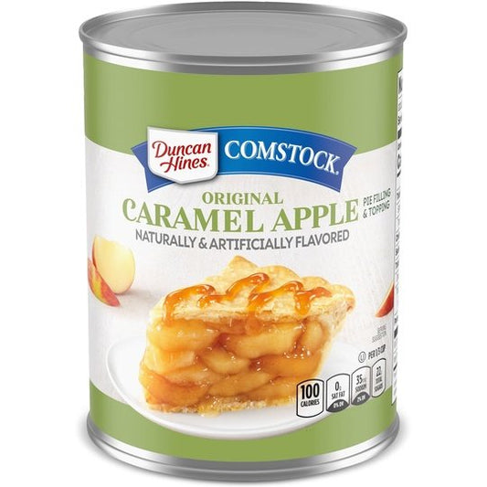 Duncan Hines Comstock Original Caramel Apple Pie Filling and Topping, 21 oz.