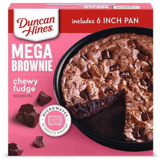 Duncan Hines Mega Chewy Fudge Brownie Mix, 7.2 oz.