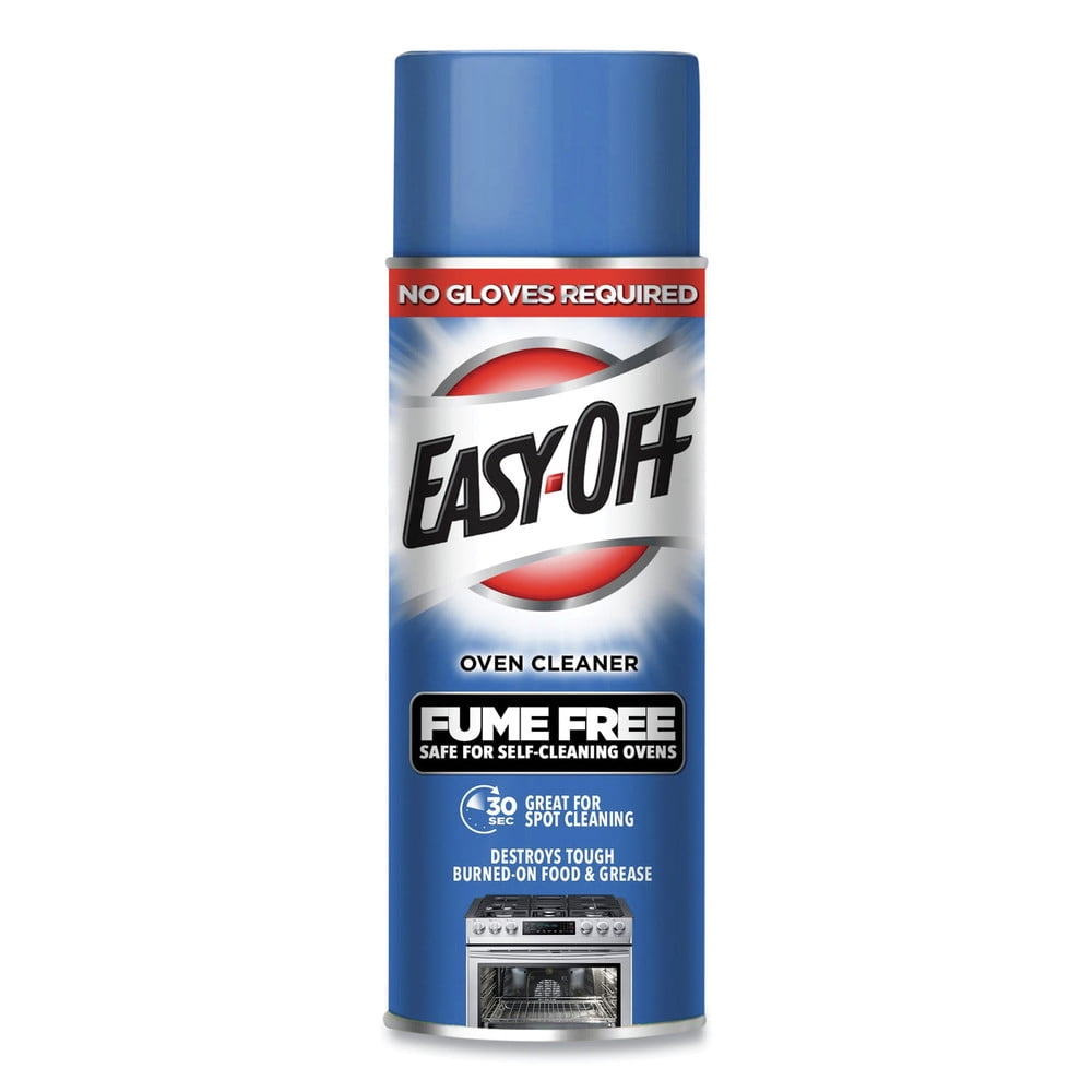 EASY-OFF Fume Free Oven Cleaner Spray, Lemon 14.5 oz, Removes Grease