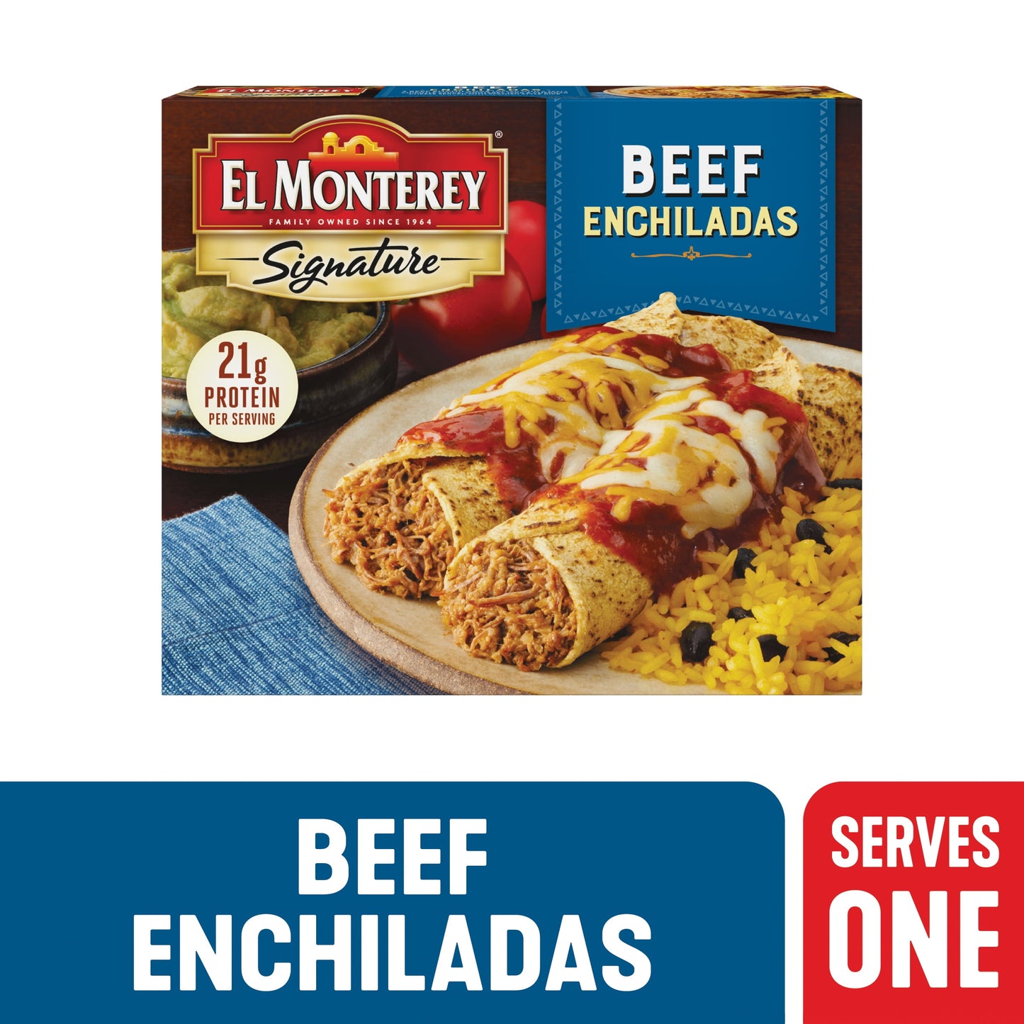 El Monterey Signature Beef Enchiladas Meal, 10.25 oz (Frozen)