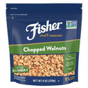 Fisher Chef's Naturals Gluten Free, No Preservatives, Non-GMO Chopped Walnuts, 8 oz Bag