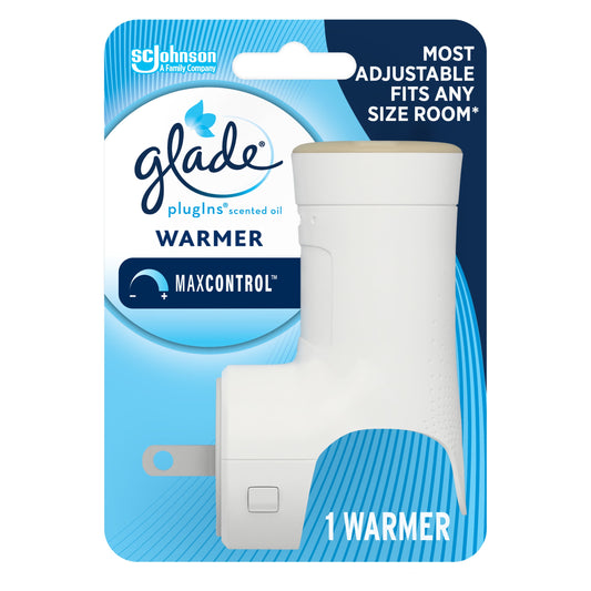 Glade PlugIns Warmer 1 ct, Air Freshener, Holds Essential Oil Infused Wall Plug In Refill