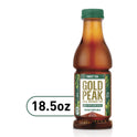 Gold Peak Real Brewed Tea Cane Sugar Sweet, Bottled Black Iced Tea Drink, 18.5 fl oz