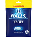 HALLS Relief Mentho-Lyptus Cough Drops, Economy Pack, 80 Drops