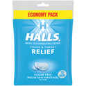 HALLS Relief Mountain Menthol Sugar Free Cough Drops, Economy Pack, 70 Drops