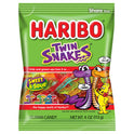 Haribo Twin Snakes Sweet and Sour Gummy Candy, 4oz