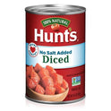 Hunts Diced Tomatoes No Salt Added, 14.5 oz