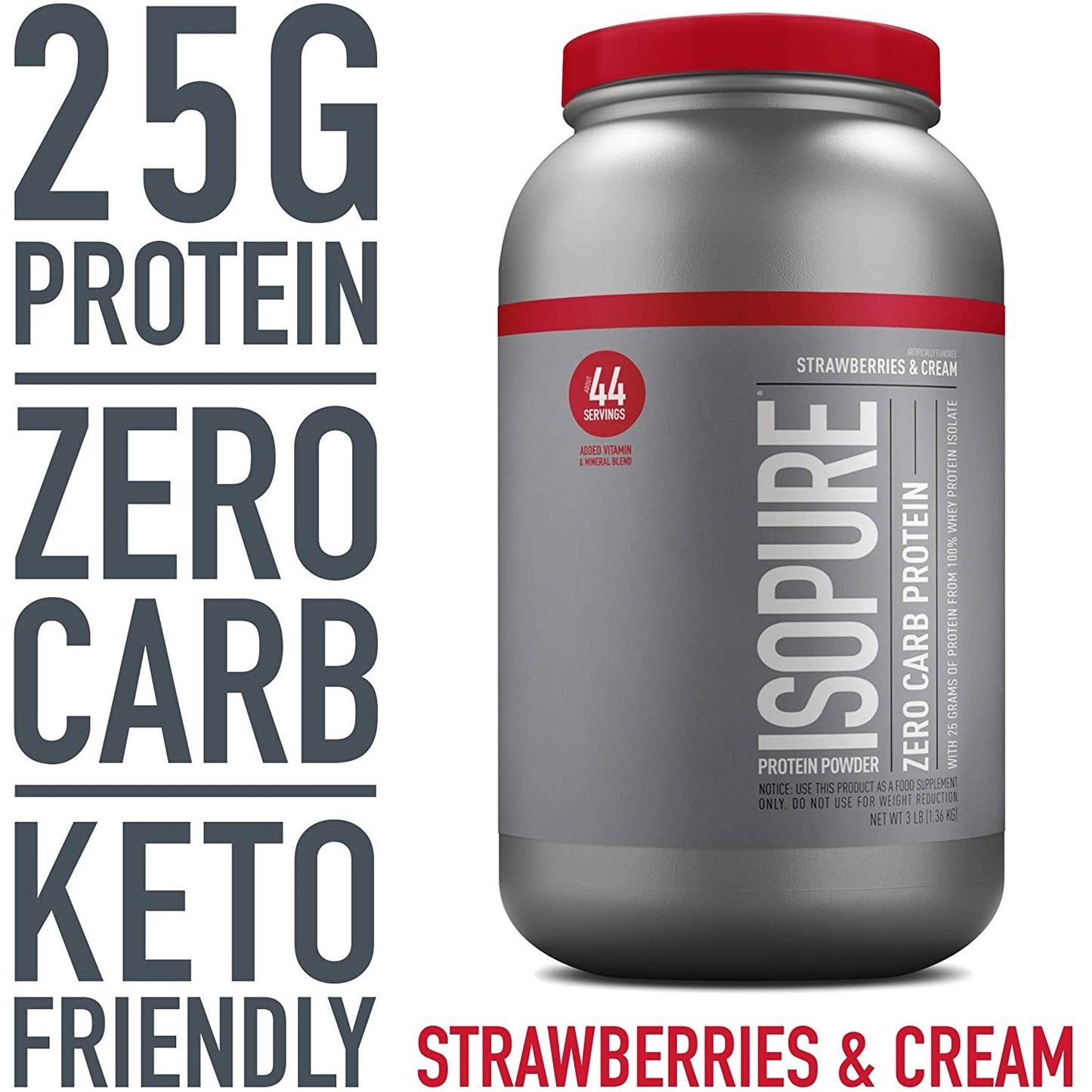 Nature's Best Isopure Zero/Low Carb 3 Lbs.