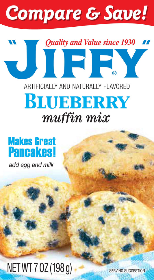 JIFFY Blueberry Muffin Mix 7 OZ Box