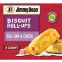 Jimmy Dean Egg Ham & Cheese Biscuit Roll Ups, 12.8 oz, 8 Ct (Frozen)