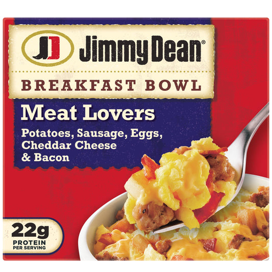 Jimmy Dean Meat Lovers Breakfast Bowl, 7 oz (Frozen)