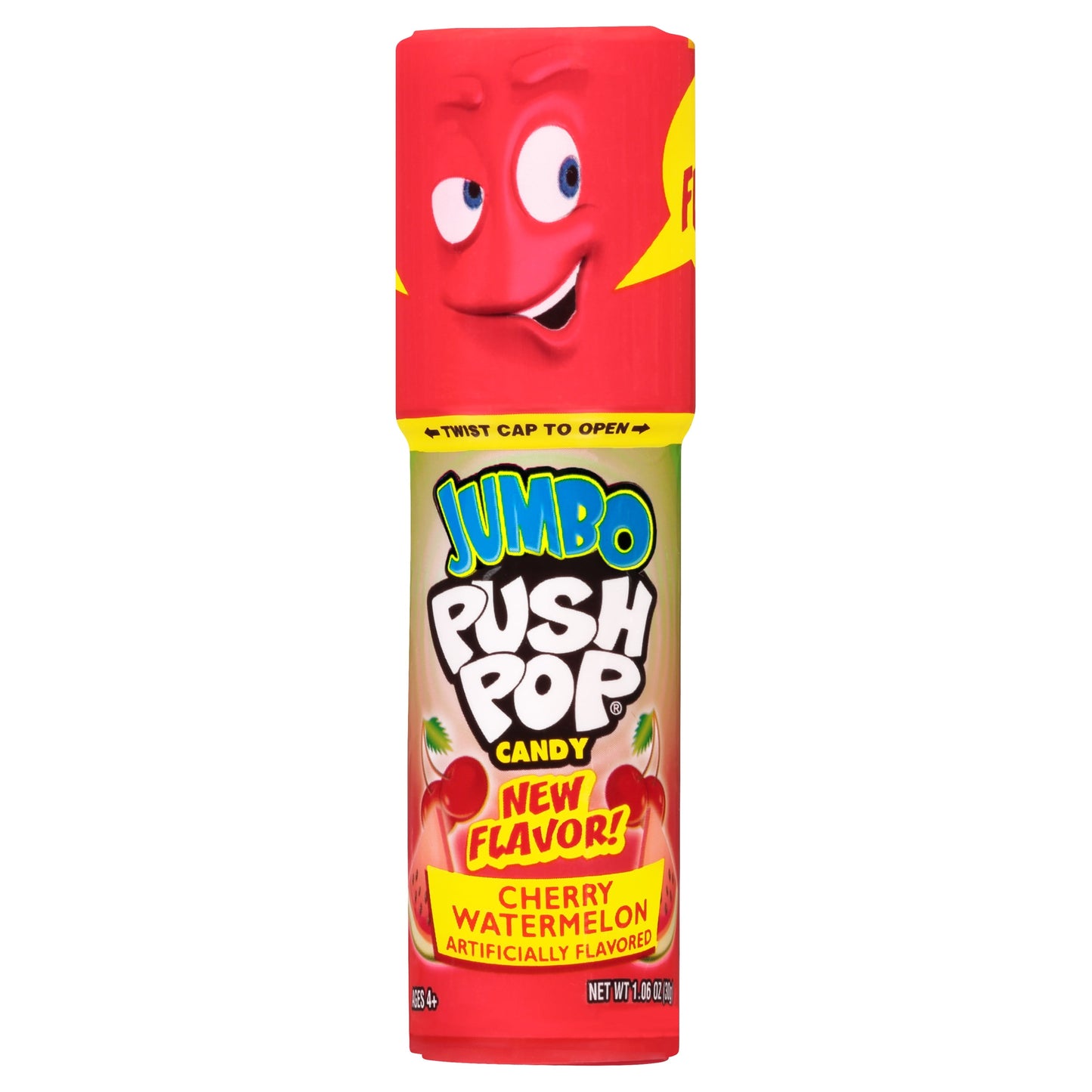 Jumbo Push Pop, Assorted Flavor Spring Lollipop, 1.06oz