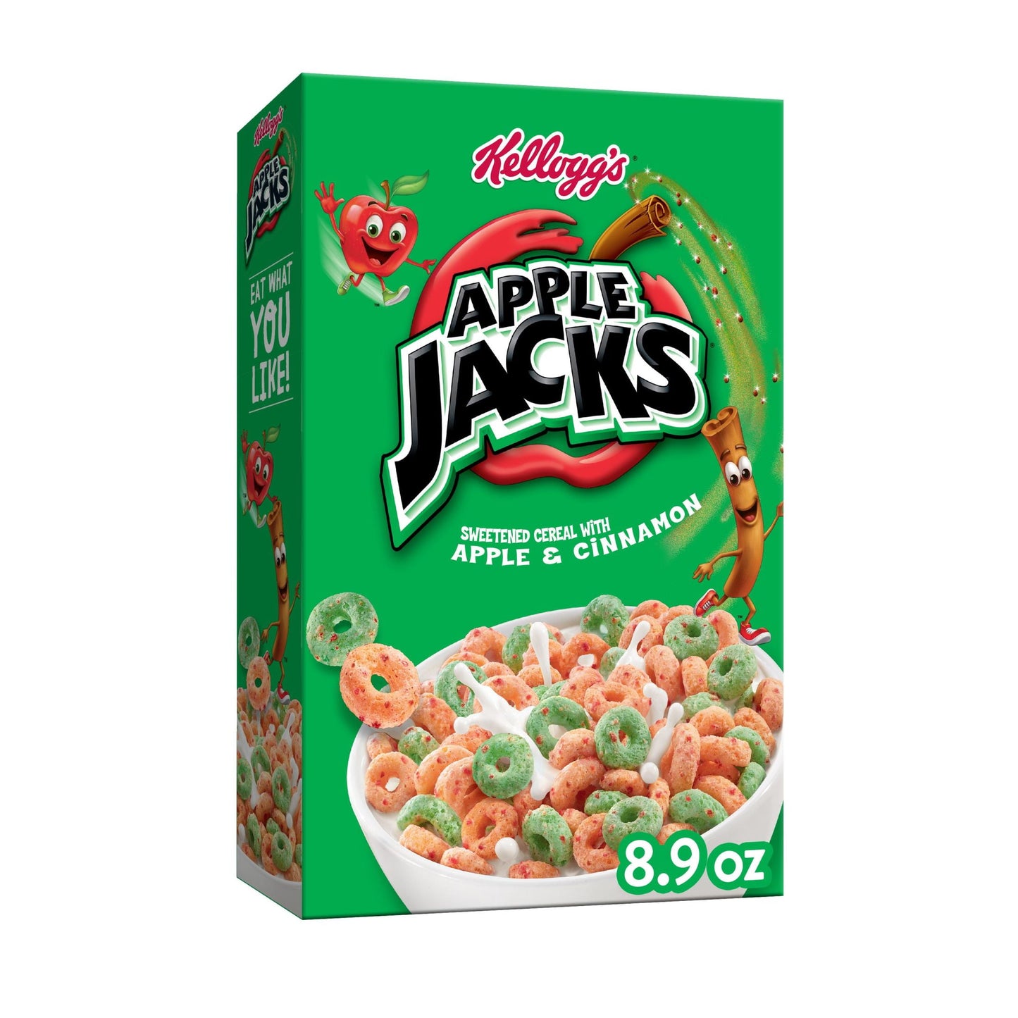 Kellogg's Apple Jacks Original Breakfast Cereal, 8.9 oz Box