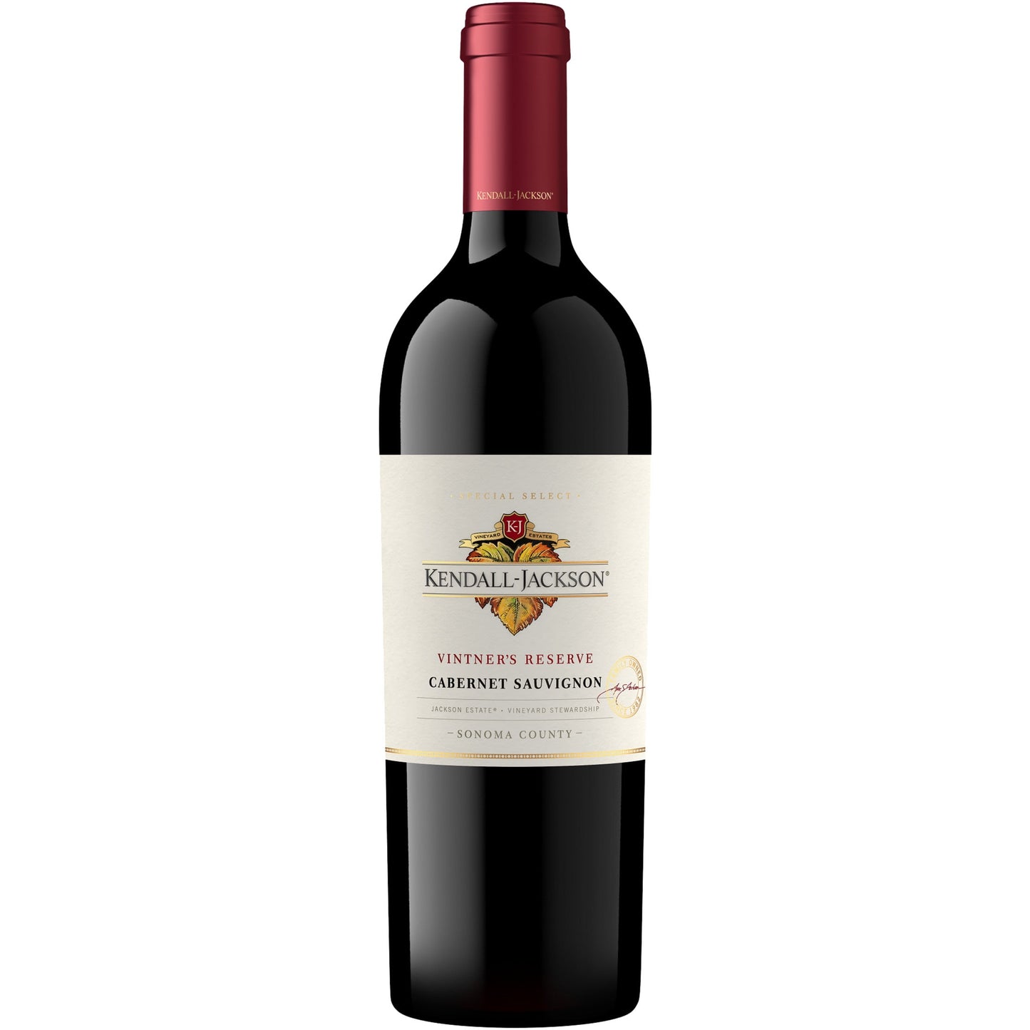 Kendall-Jackson Vintner's Reserve Sonoma County Cabernet Sauvignon Red Wine, 750ml Glass Bottle