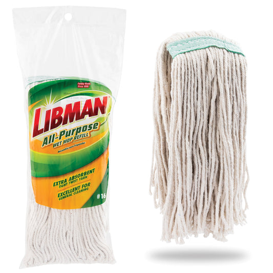 Libman All-Purpose Cotton Wet Mop Refill