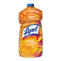 Lysol Multi-Surface Cleaner, Sanitizing and Disinfecting Pour, to Clean and Deodorize, Mango & Hibiscus, 40 Fl Oz