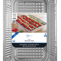 Mainstays Disposable Aluminum Full Size Steam Table Pans, 5 Count 19.56" x 11.63" x 3.19"
