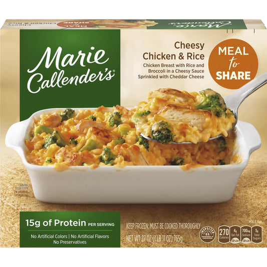 Marie Callender's Cheesy Chicken & Rice Frozen Meal, 27 oz (Frozen)