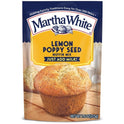 Martha White Lemon Poppy Seed Muffin Mix, 7.6 oz Bag