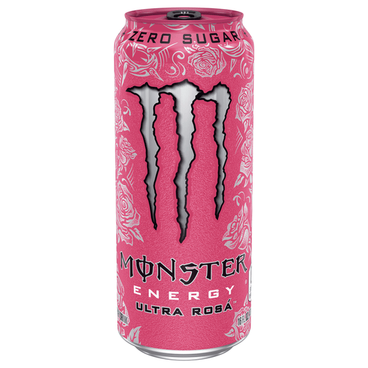 Monster Energy Ultra Rosa, Sugar Free Energy Drink, 16 fl oz