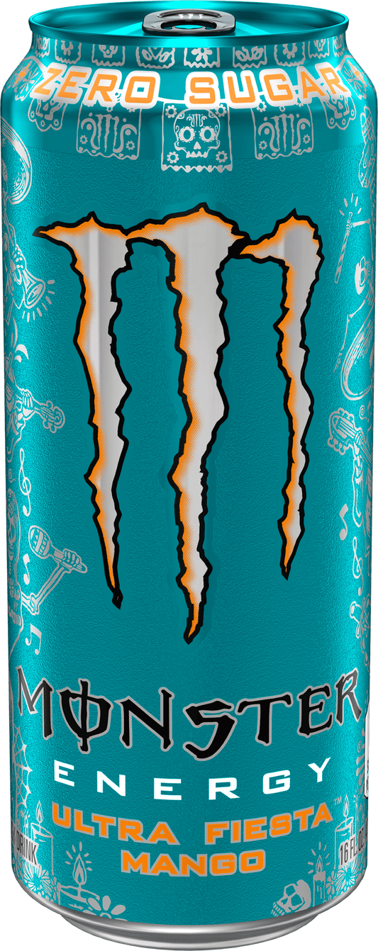 Monster Ultra Fiesta Mango, Sugar Free Energy Drink, 16 fl oz