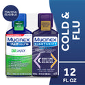 Mucinex Fast Max, Cold and Flu Medicine, DM Max, Day & Night Combo Pack 2 x 6 fl oz