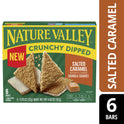 Nature Valley Crunchy Dipped Granola Squares, Salted Caramel, 6 ct, 4.68 OZ