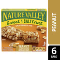 Nature Valley Granola Bars, Sweet and Salty Nut, Peanut, 6 Bars, 7.2 OZ