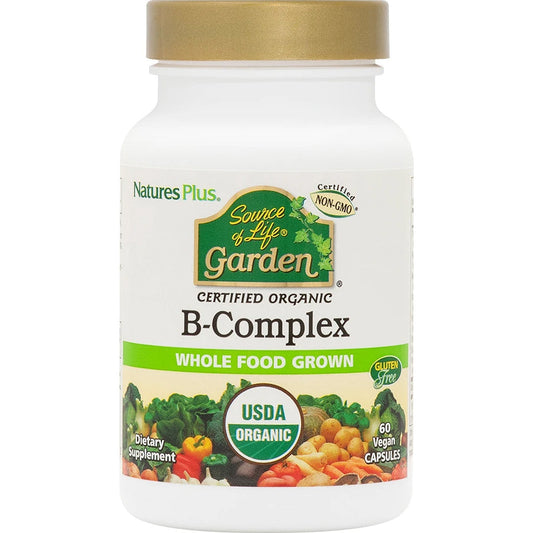 NaturesPlus Source of Life Garden B Complex Capsules