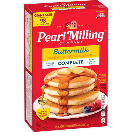 Pearl Milling Company Complete Buttermilk Pancake Mix Buttermilk, 80oz (Packaging may vary)