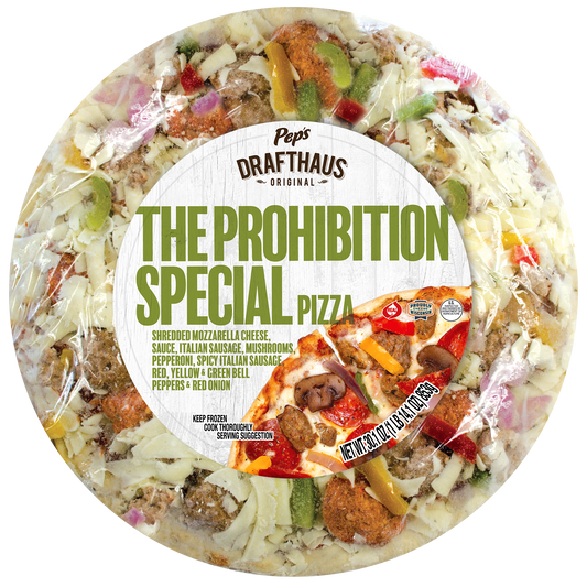 Pep's Drafthaus Original Prohibition Special Supreme Frozen Pizza 33.8oz