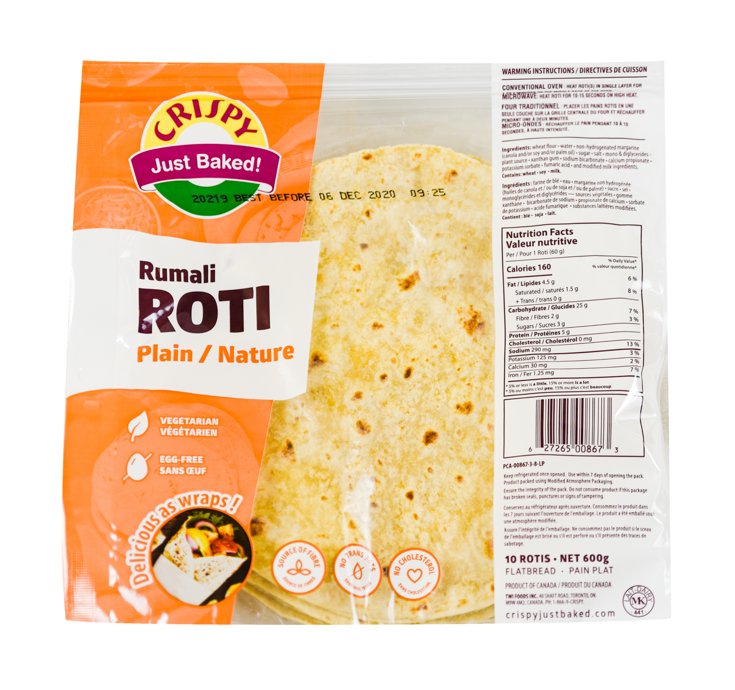 Rumali Roti Plain