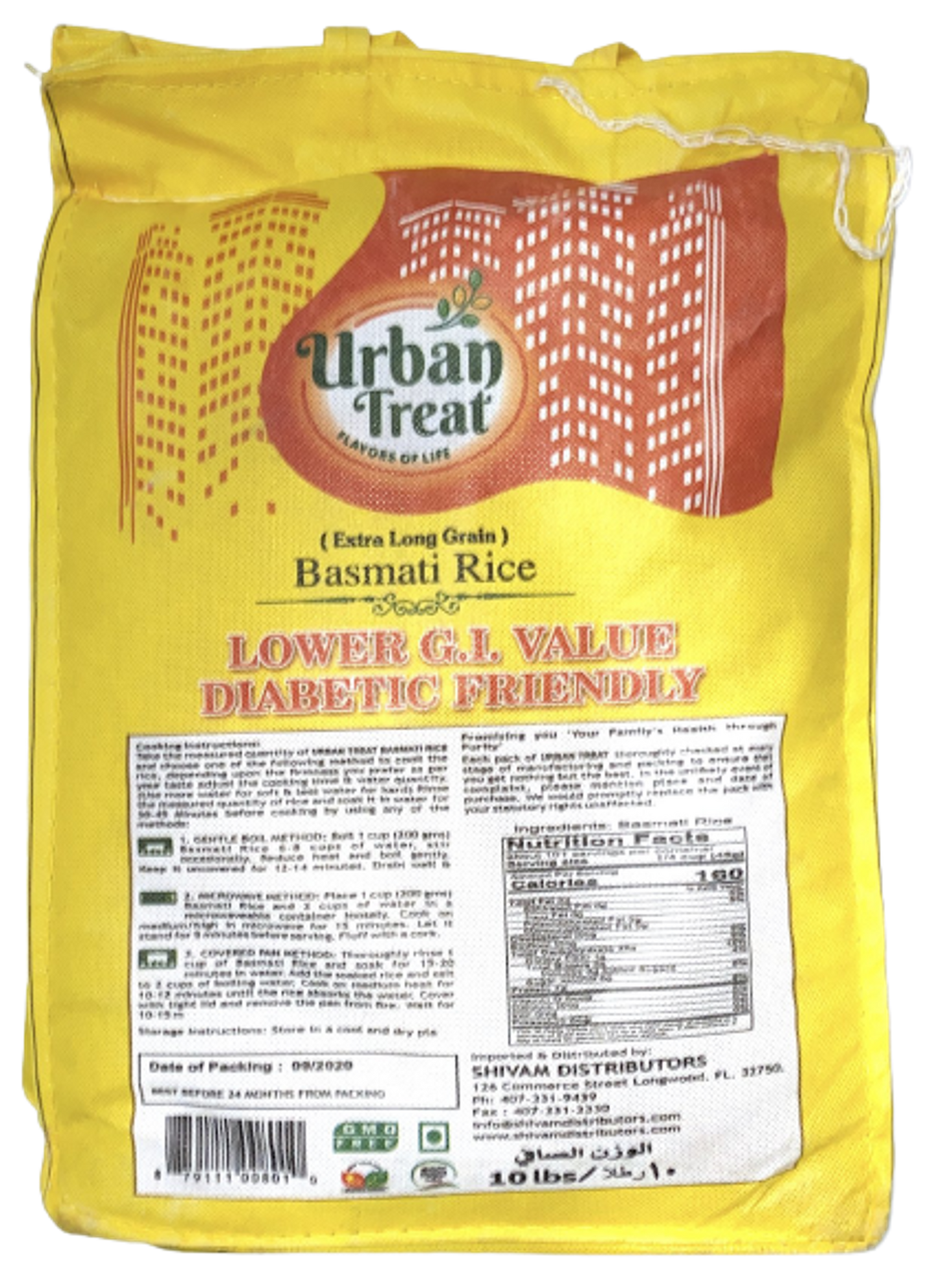 Lower G.I. Diabetic Basmati Rice