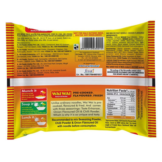 Chicken Flavoured Instant Noodles