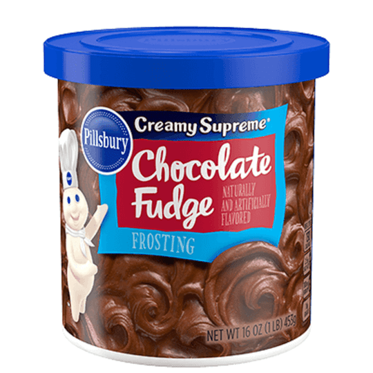 Pillsbury Creamy Supreme Chocolate Fudge Flavored Frosting, 16 Oz Tub