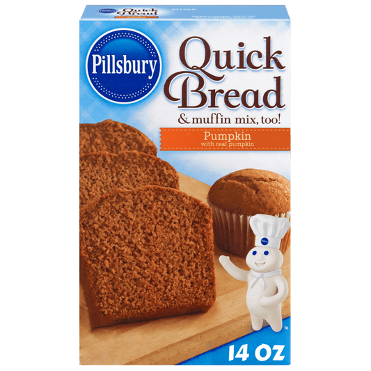 Pillsbury Pumpkin Quick Bread and Muffin Mix, 14 Oz Box