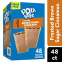 Pop-Tarts Frosted Brown Sugar Cinnamon Instant Breakfast Toaster Pastries, Shelf-Stable, Ready-to-Eat, 81.2 oz, 48 Count Box