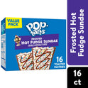 Pop-Tarts Frosted Hot Fudge Sundae Instant Breakfast Toaster Pastries, Shelf-Stable, Ready-to-Eat, 27 oz, 16 Count Box