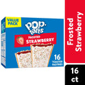 Pop-Tarts Frosted Strawberry Instant Breakfast Toaster Pastries, Shelf-Stable, Ready-to-Eat, 27 oz, 16 Count Box