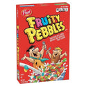 Post Fruity PEBBLES Breakfast Cereal, Gluten Free, 10 Vitamins and Minerals, Breakfast Snacks, Sweetened Rice Cereal, 11 Oz