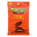 Reese's Thins Milk Chocolate Peanut Butter Cups Candy, Bag 3.1 oz