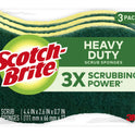 Scotch-Brite Heavy Duty Scrub Sponges, 3 Scrubbing Sponges