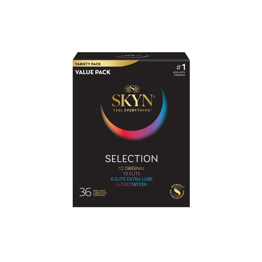 Skyn Selection Non-Latex Lubricated Condoms, 36 Count