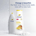 Dove Glowing Long Lasting Gentle Body Wash, Mango and Almond Butter, 20 fl oz