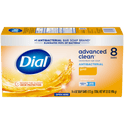 Dial Antibacterial Deodorant Bar Soap, Advanced Clean, Gold, 4 oz, 8 Bars