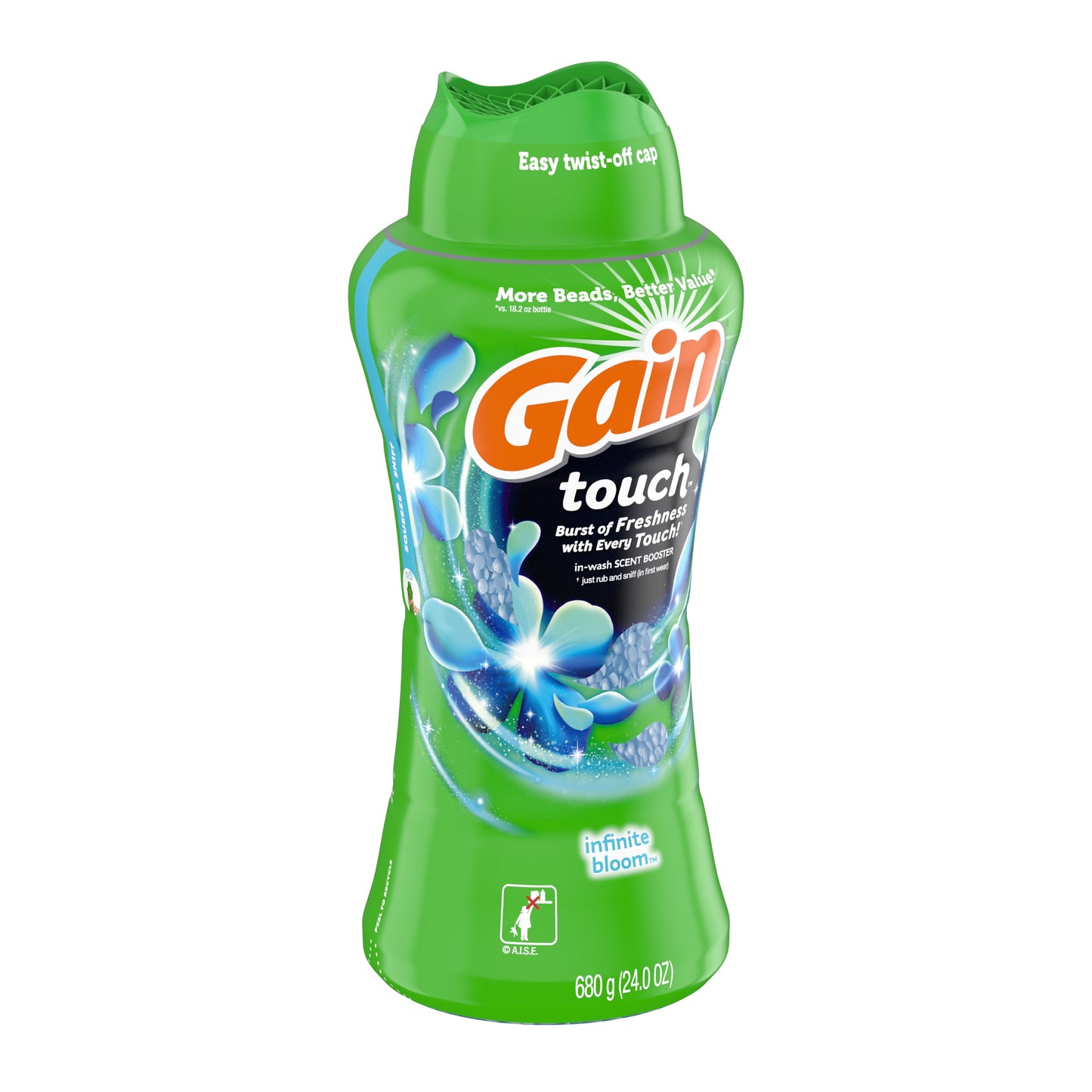 Gain Touch Scent Booster Beads, Infinite Bloom Scent, 24 oz