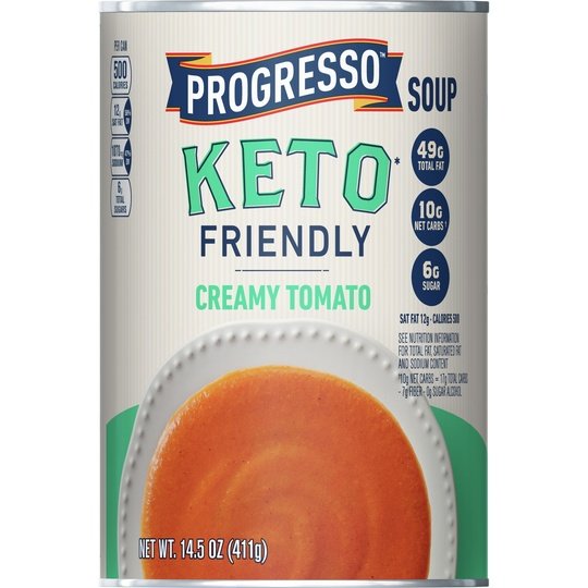 Progresso Keto*-Friendly Creamy Tomato Canned Soup, Ready To Serve, 14.5 oz.