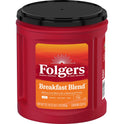 Folgers Breakfast Blend Ground Coffee, Smooth & Mild Coffee, 33.7 Ounce Canister