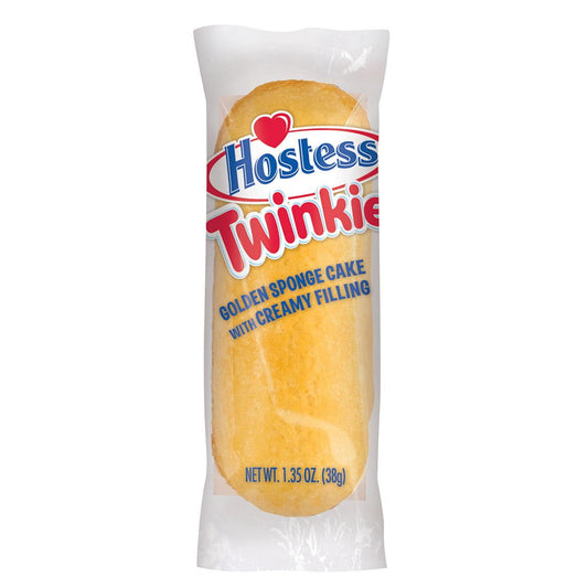 HOSTESS TWINKIES, Golden Sponge Cake, Creamy Filling, Family Pack 16 Count, 21.73 oz